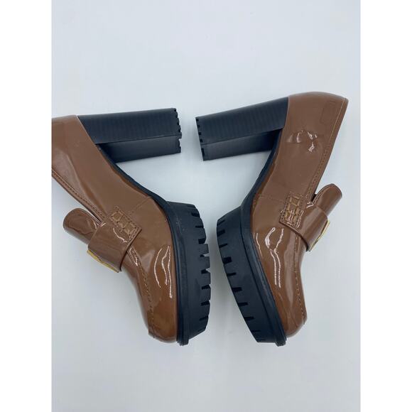 Guess Keaton Embers Chunky Loafer Slip On Pump Platform Heels Women's 8M - Picture 3 of 8